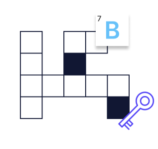 Cryptic crossword 7×7
